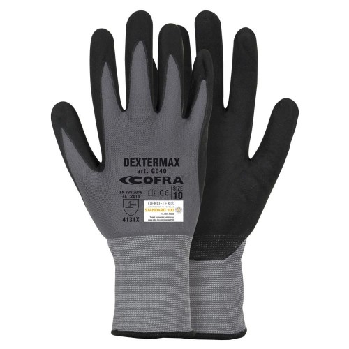 COFRA DEXTERMAX GLOVE: MECHANICAL PROTECTION AND WATER-REPELLENT LINING Dinamitek 2