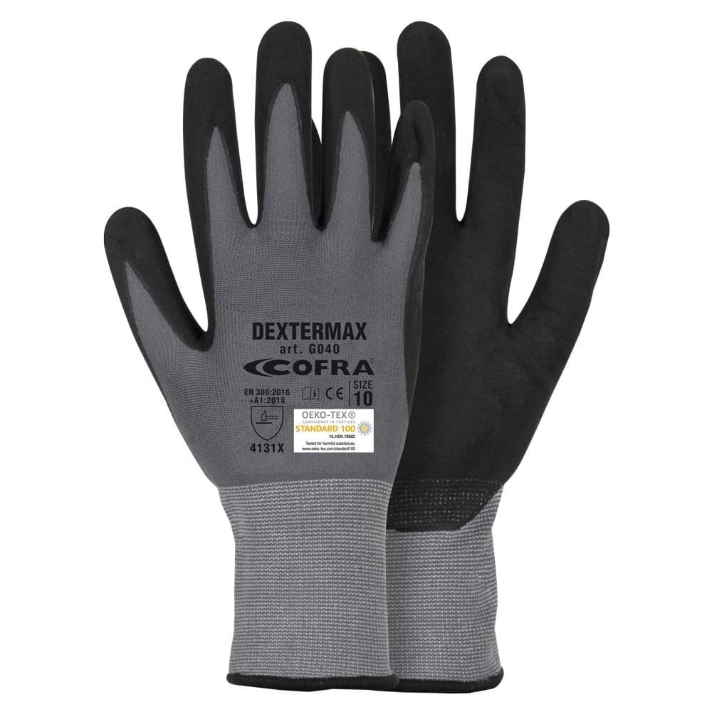 GANT COFRA DEXTERMAX : PROTECTION MéCANIQUE ET DOUBLURE DéPERLANTE Dinamitek 2