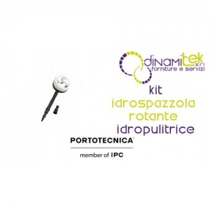 KIT DE BROSSE à EAU ROTATIVE IPC - ACCESSOIRE D'ORIGINE KTRI40329 PORTOTECNICA Dinamitek 1
