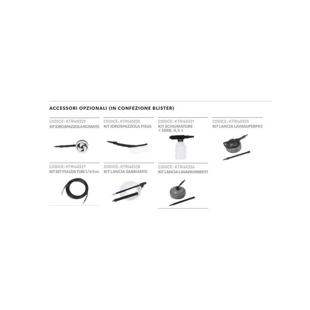 KIT DE LANCE DE SABLAGE IPC - ACCESSOIRE D'ORIGINE KTRI40328 PORTOTECNICA Dinamitek 3
