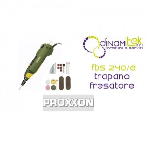 FORET DE FRAISAGE PROXXON FBS 240/E - MICROMOTEUR DE PRéCISION 100 W Dinamitek 1