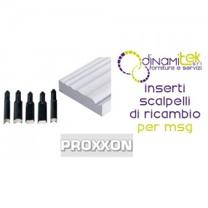 PROXXON 28572 INSERTI SCALPELLI DI RICAMBIO PER MGS Dinamitek 1