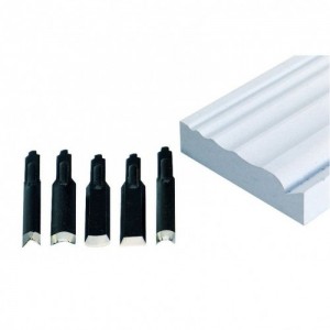PROXXON 28572 ERSATZ-MEIßELEINSäTZE FüR MSG – 5ER-SET Dinamitek 2