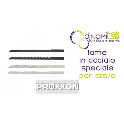 LAMES DE SCIE SAUTEUSE EN ACIER SPéCIAL PROXXON 28054 POUR STS/E - 2 PIèCES Dinamitek 1