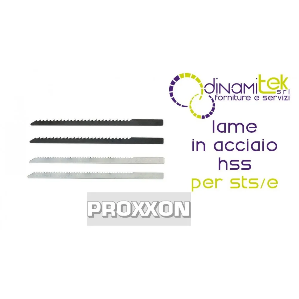 HOJAS DE SIERRA DE CALAR HSS PROXXON 28056 - 2 PIEZAS Dinamitek 1