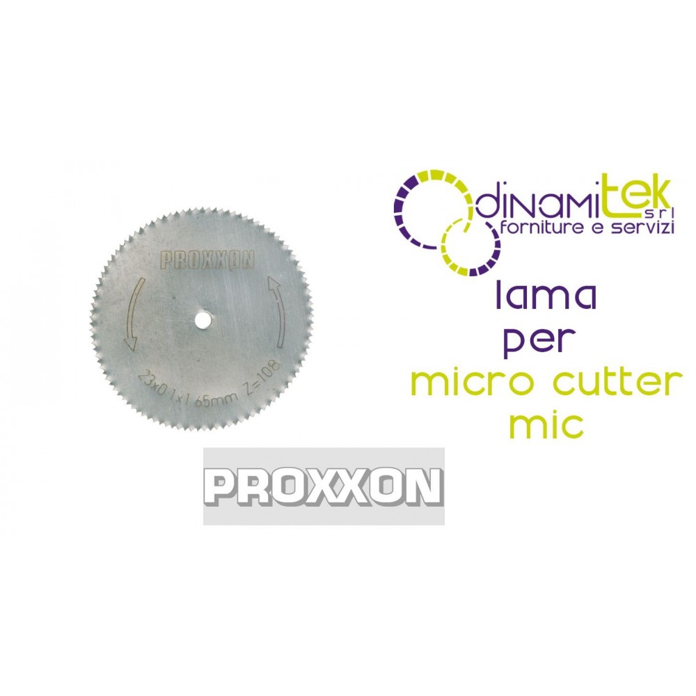 PROXXON 28652 LAMA DI RICAMBIO PER MICRO CUTTER MIC Dinamitek 1
