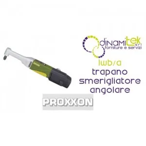 PROXXON LWB/A TRAPANO SMERIGLIATORE ANGOLARE A COLLO LUNGO A BATTERIA Dinamitek 1