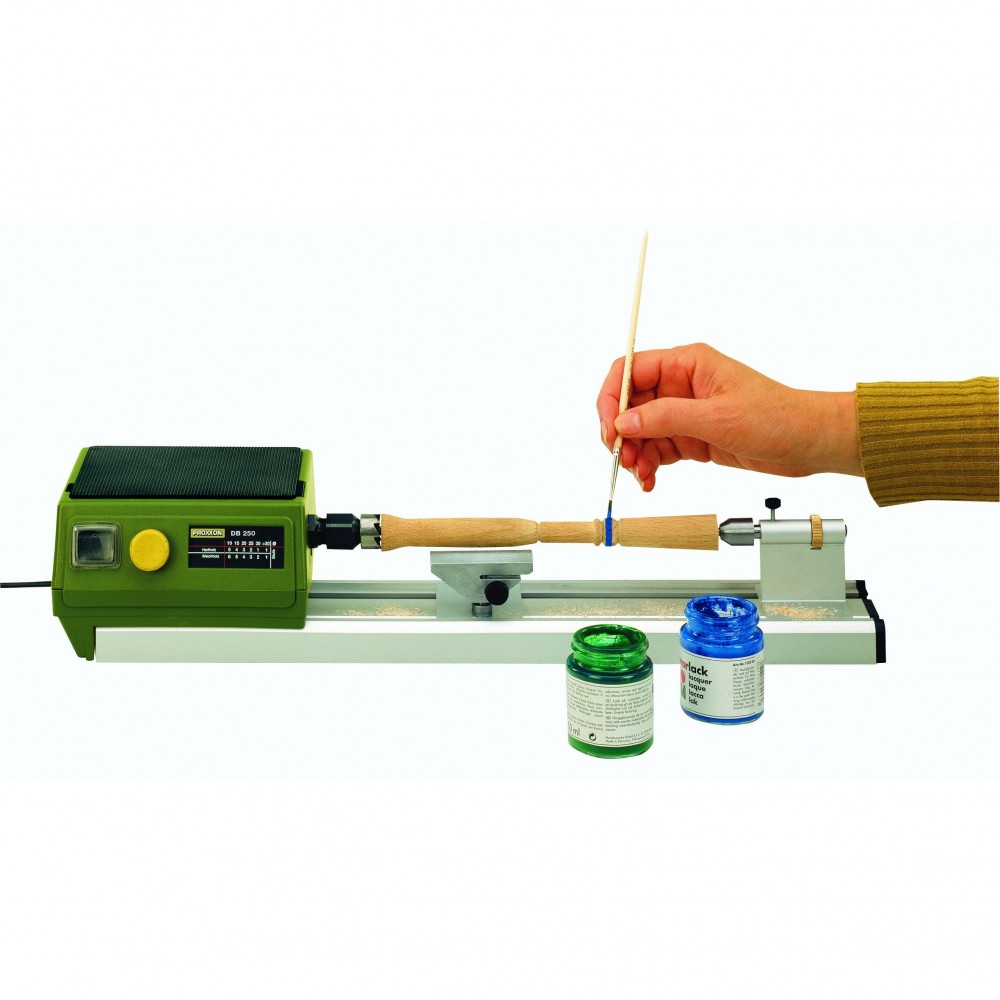 TORNO MICRO PARA MADERA - 100W - 250MM ENTRE PUNTOS DB 250 PROXXON Dinamitek 3