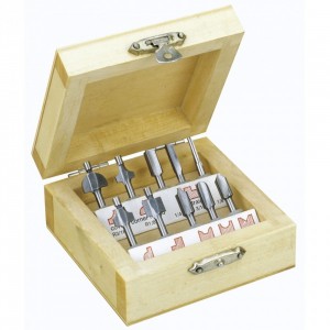 PROXXON 29020 SERIE DI 10 FRESE A PROFILO PER LEGNO Dinamitek 2
