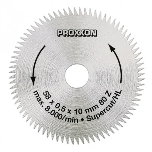 SUPER-CUT BLADE - Ø 58 MM FOR KS 230 CIRCULAR SAW 28014 PROXXON Dinamitek 2