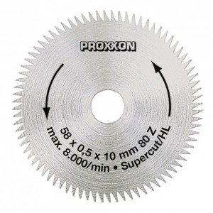 SUPER-CUT-SäGEBLATT – Ø 58 MM FüR KS 230 KREISSäGE 28014 PROXXON Dinamitek 2