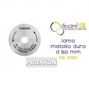 VOLLHARTMETALLKLINGE - Ø 50 MM FüR KS 230 28011 PROXXON Dinamitek 1
