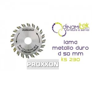 LAME à DENTS EN CARBURE - Ø 50 MM POUR KS 230 28017 PROXXON Dinamitek 1