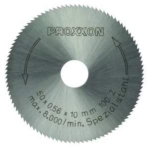 HOJA DE SIERRA CIRCULAR HSS - Ø 50 MM - 100 DIENTES PARA KS 230 28020 PROXXON Dinamitek 2