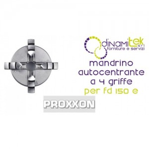 4-BACKEN-SELBSTZENTRIERFUTTER FüR DIE DREHMASCHINE FD 150/E 24158 PROXXON Dinamitek 1