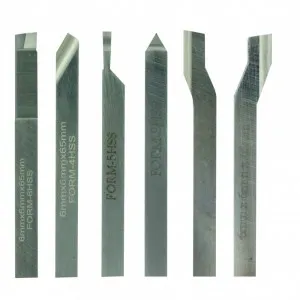 SET OF 6 SHARPENED HSS-CO TOOLS FOR FD 150/E LATHE 24524 PROXXON Dinamitek 2