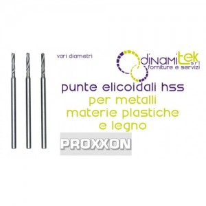 PROXXON HSS TWIST DRILL BITS - FOR METAL, PLASTIC AND WOOD - SETS OF 3, 6 AND 10 PIECES Dinamitek 1