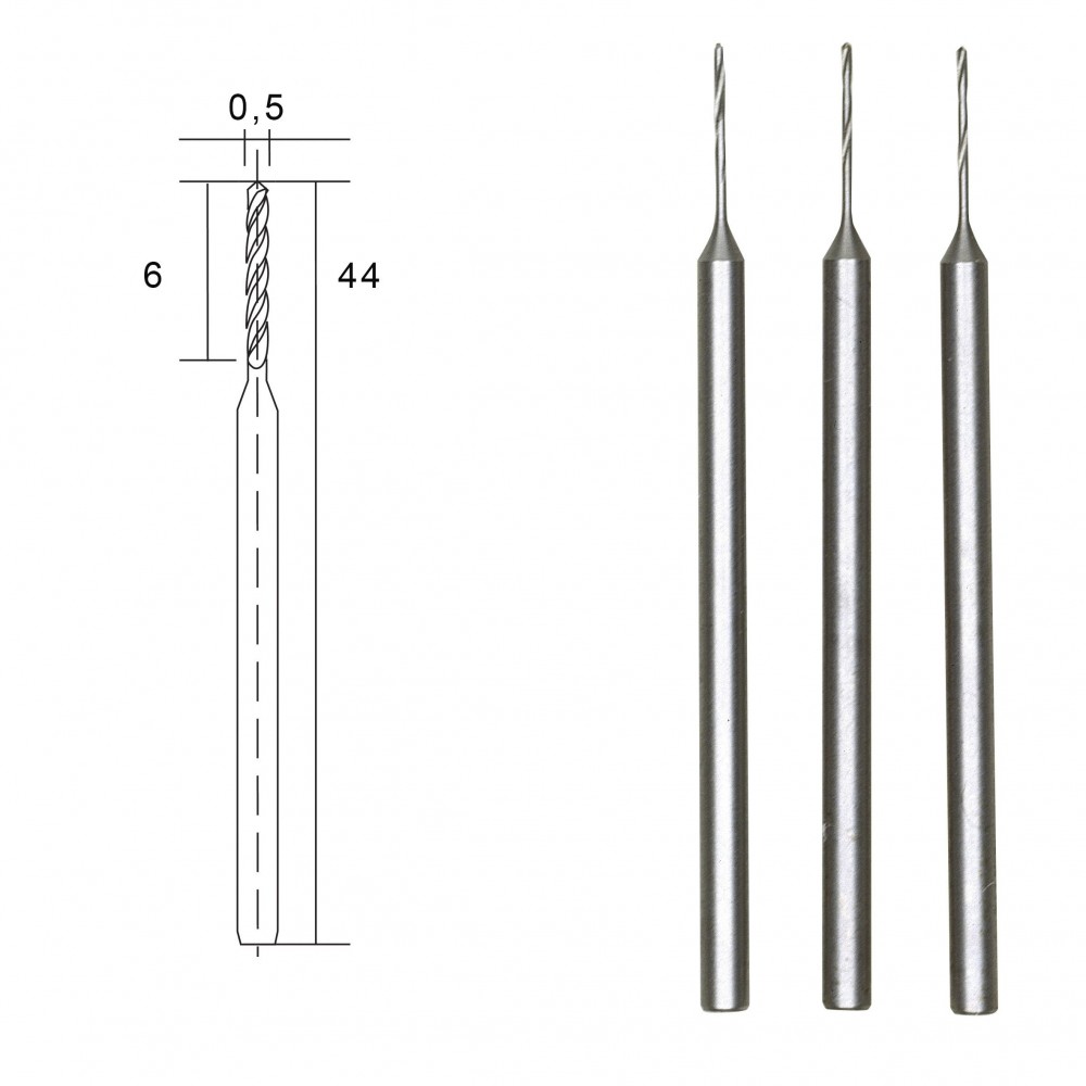 PROXXON HSS TWIST DRILL BITS - FOR METAL, PLASTIC AND WOOD - SETS OF 3, 6 AND 10 PIECES Dinamitek 2