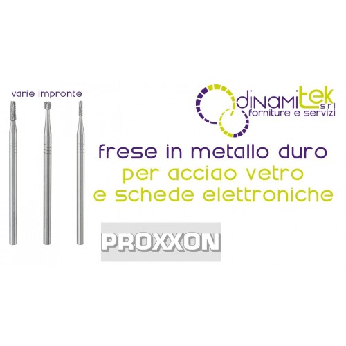 PROXXON HARTMETALLFRäSER – FüR STAHL, GLAS UND LEITERPLATTEN – PROFI-SORTIMENT Dinamitek 1