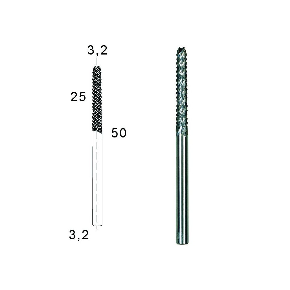 PROXXON CARBIDE CUTTERS - FOR STEEL, GLASS, AND PCB - PROFESSIONAL RANGE Dinamitek 2