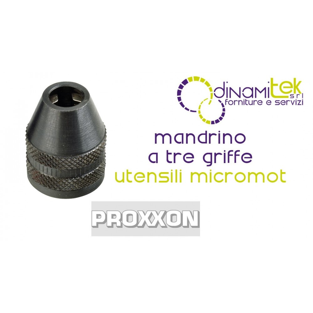 28941 PROXXON MICROMOT DREIBACKENFUTTER - 0,3-3,2 MM Dinamitek 1