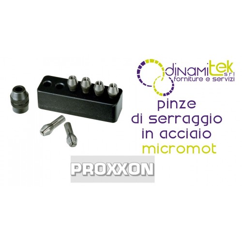28940 SET OF 6 PROXXON STEEL COLLETS - MICROMOT PRECISION Dinamitek 1