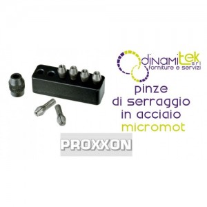 28940 SATZ MIT 6 PROXXON-STAHLSPANNZANGEN – MICROMOT PRäZISION Dinamitek 1