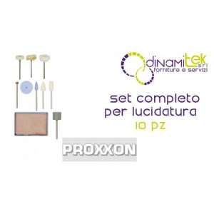 KIT DE POLISSAGE COMPLET PROXXON 28285 - 10 PIèCES - OR, VERRE ET PLASTIQUE Dinamitek 1