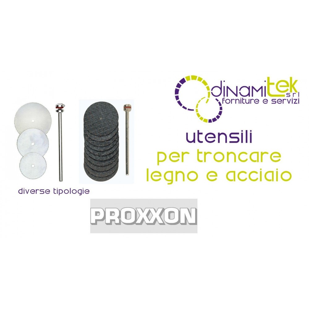 PROXXON CUTTING TOOLS FOR WOOD AND STAINLESS STEEL Dinamitek 1