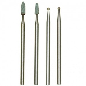 PROXXON 28920 GLASS ENGRAVING SET - 4 PIECES - DIAMOND AND SIC Dinamitek 2