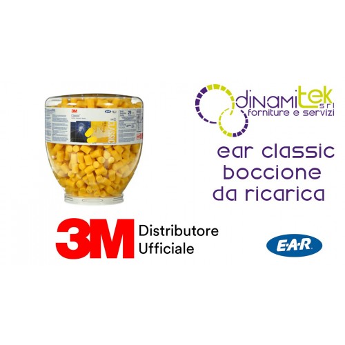 EAR CLASSIC BOCCIONE DA RICARICA 500 COPPIE 3M PD-01-001 Dinamitek 1