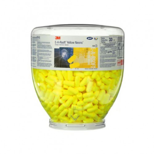 3M PD-01-002 E-A-RSOFT YELLOW NEONS BOCCIONE DA RICARICA 500 COPPIE Dinamitek 2