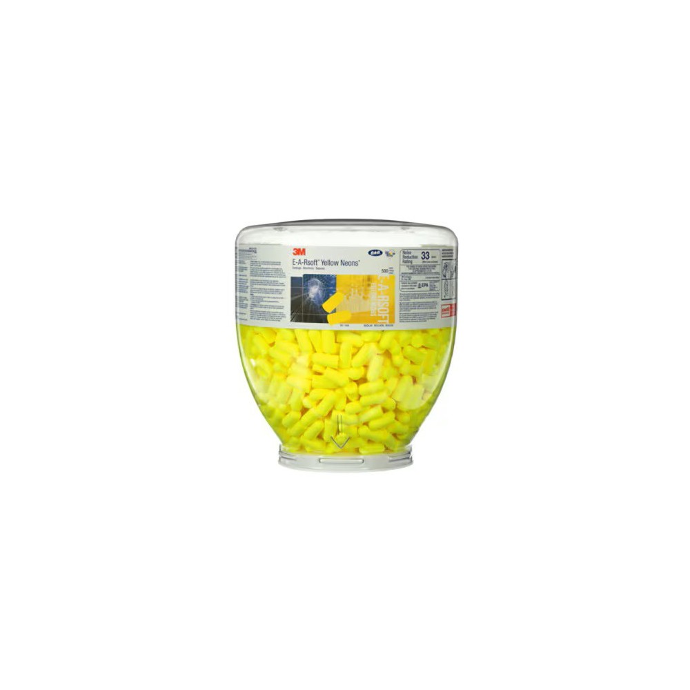 3M PD-01-002 E-A-RSOFT YELLOW NEONS BOCCIONE DA RICARICA 500 COPPIE Dinamitek 2