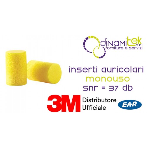 CLASSIC-INSERTI AURICOLARI MONOUSO-CF 250 PAIA 3M Dinamitek 1