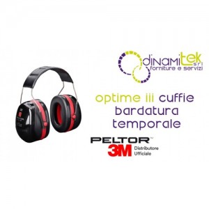 3M OPTIME III CUFFIE AURICOLARI CON BARDATURA TEMPORALE H540A-411-SV Dinamitek 1