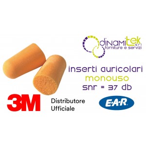 1100-INSERTI AURICOLARI MONOUSO-CF 200 PAIA 3M Dinamitek 1