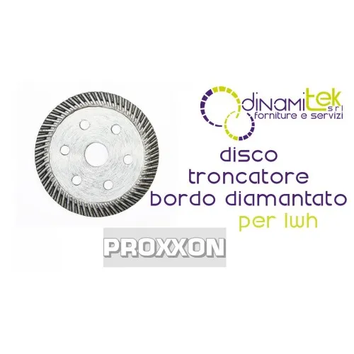 28157 DISQUE À TRONÇONNER TURBO DE 1,7 MM AVEC BORD DIAMANTÉ POUR LHW PROXXON