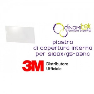 3M SPEEDGLAS 528015 PIASTRA DI COPERTURA INTERNA PER 9100X/G5-03NC Dinamitek 1