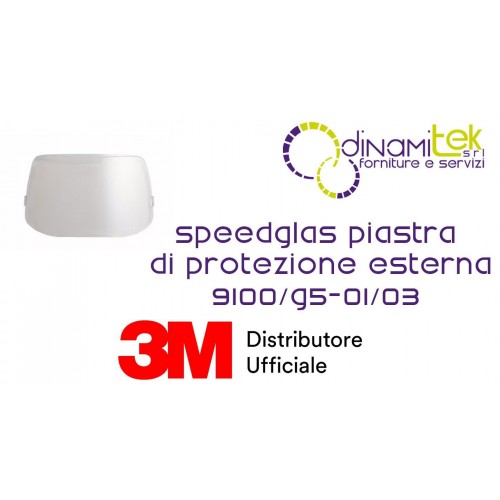 3M SPEEDGLAS 526000 PIASTRA DI PROTEZIONE ESTERNA 9100/G5-01/03 STANDARD Dinamitek 1