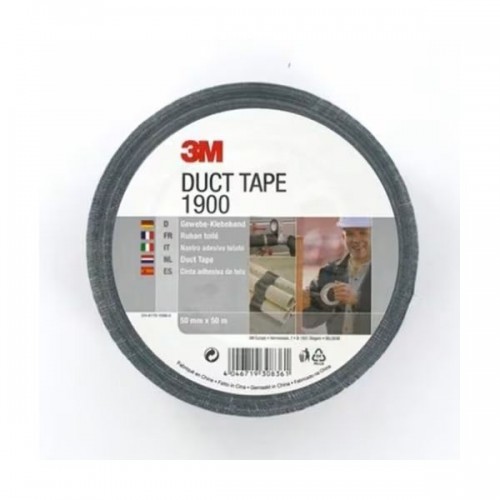  DUCT TAPE 1900 NASTRO TELATO MULTIUSO NERO 50 X 50 3M Dinamitek 2