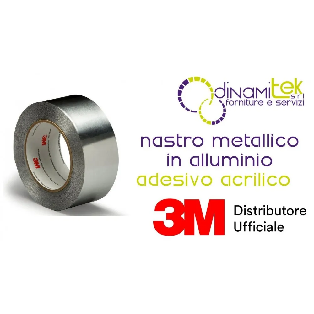 425 NASTRO IN ALLUMINIO 0.12 MM 50X55 3M Dinamitek 1