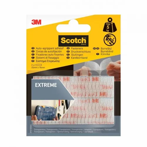 3M SCOTCH R67300 01SE DISPOSITIVI DI FISSAGGIO EXTREME RF6730001 TRASPARENTI 25 MM X 75 MM Dinamitek 2