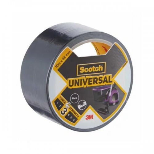 3M SCOTCH 2904 UNIVERSAL NASTRO ADESIVO NERO 10 M X 48 MM Dinamitek 2