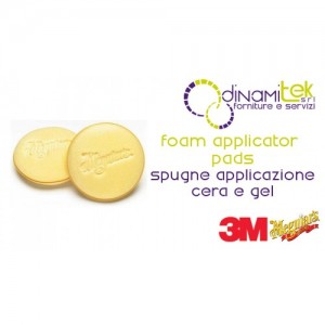 FOAM APPLICATOR PADS-SPUGNA PER AUTO ULTRAMORBIDA 2 PEZZI 3M Dinamitek 1