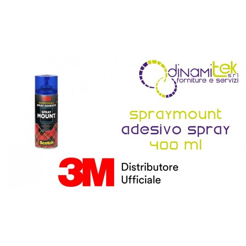 SPRAY MOUNT ADESIVO SPRAY 400 ML 3M Dinamitek 1