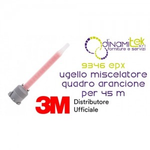 3M SCOTCH-WELD 9346 EPX UGELLO MISCELATORE QUADRO ARANCIONE PER 45 M Dinamitek 1