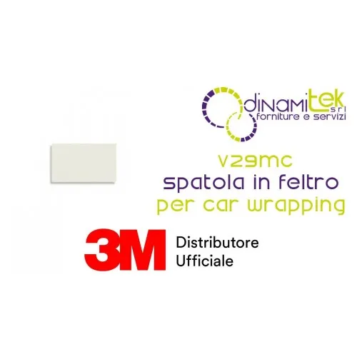 3M FILZRAKEL V29MC SPATOLA IN FELTRO PER CAR WRAPPING Dinamitek 1