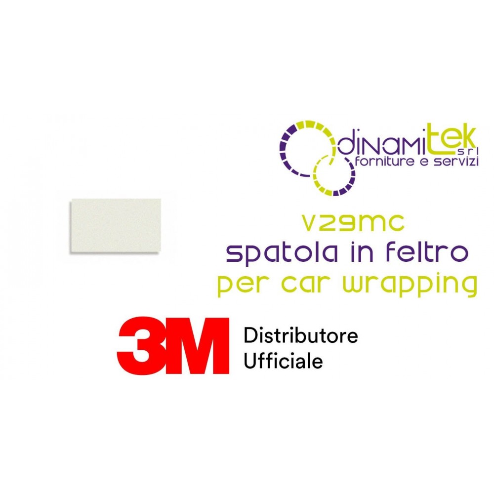 3M FILZRAKEL V29MC SPATOLA IN FELTRO PER CAR WRAPPING Dinamitek 2