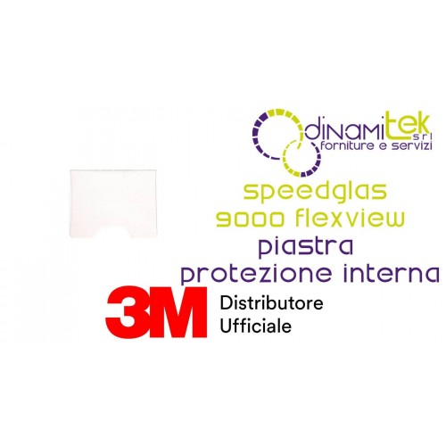 3M SPEEDGLAS 9000 FLEXVIEW PIASTRA DI PROTEZIONE INTERNA TRASPARENTE Dinamitek 2
