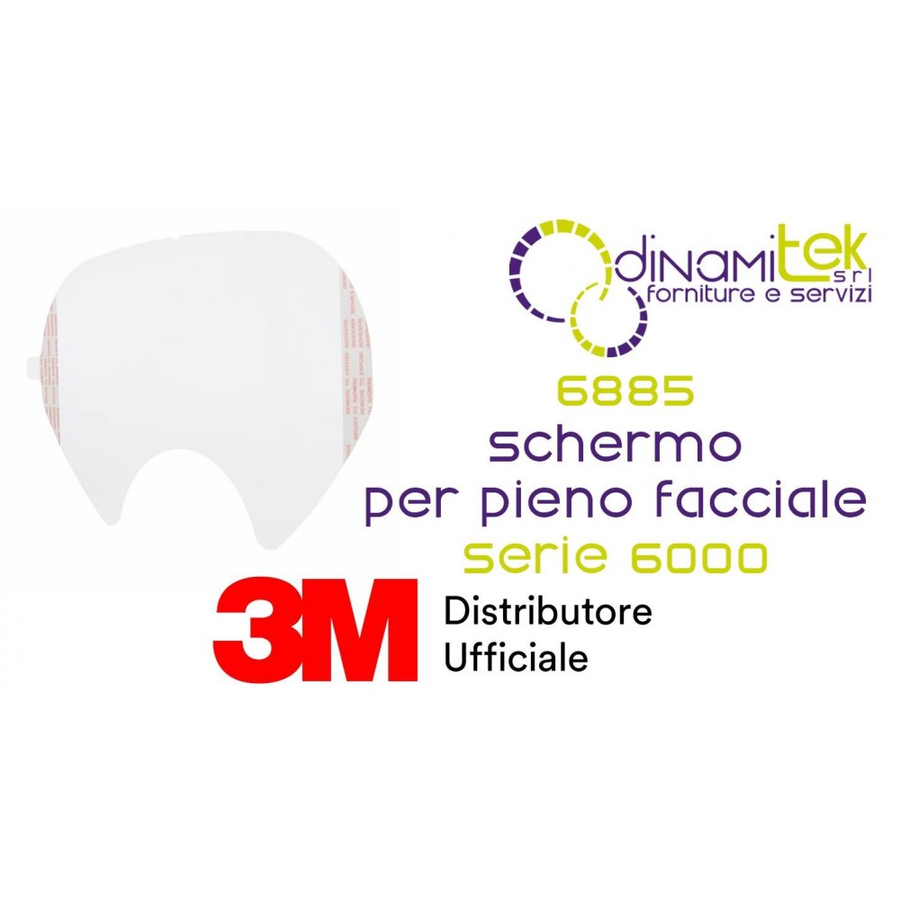3M 6885 SCHERMO PER PIENO FACCIALE SERIE 6000 Dinamitek 1